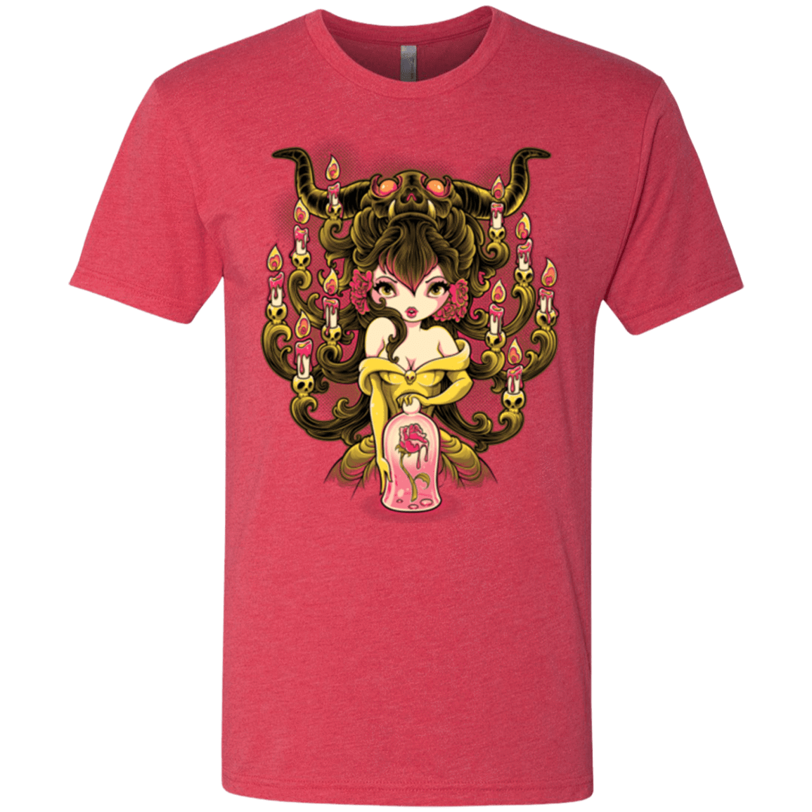 T-Shirts Vintage Red / Small Candelabra Men's Triblend T-Shirt