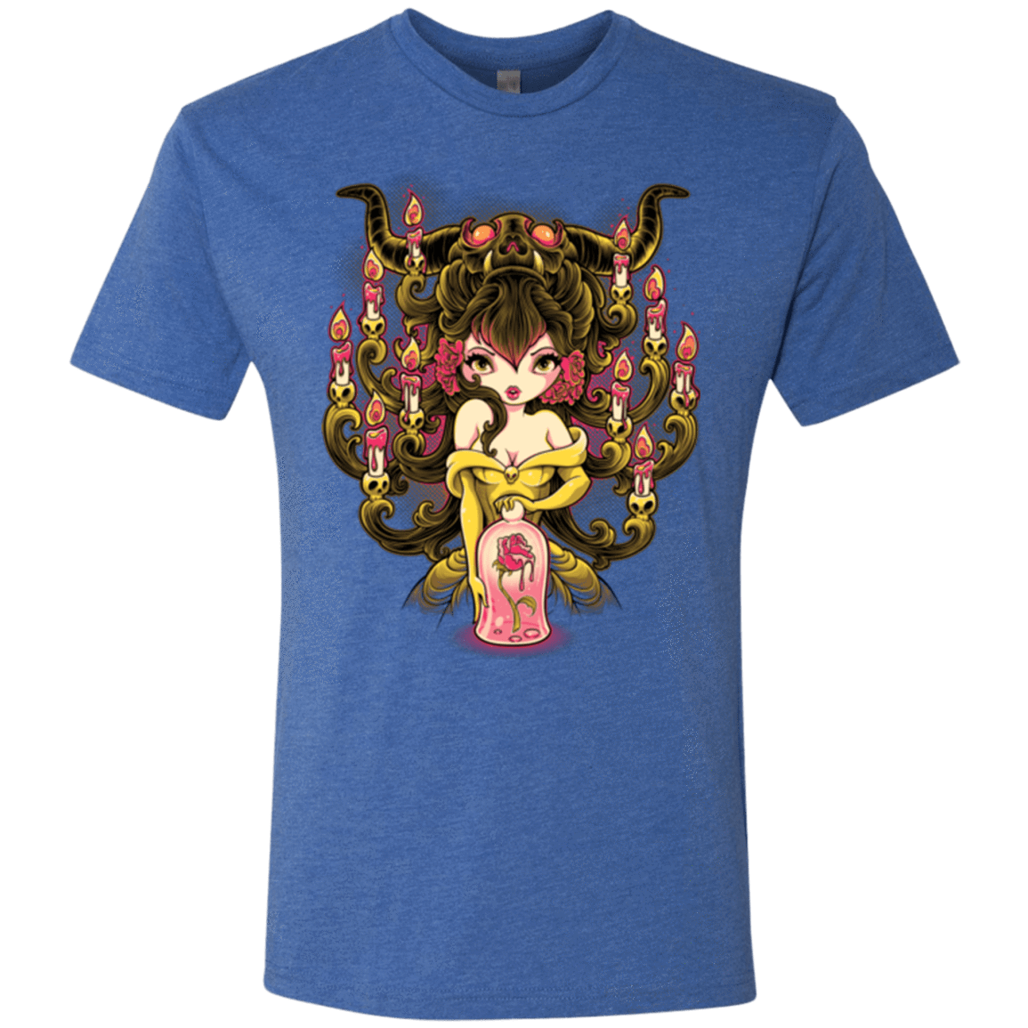 T-Shirts Vintage Royal / Small Candelabra Men's Triblend T-Shirt