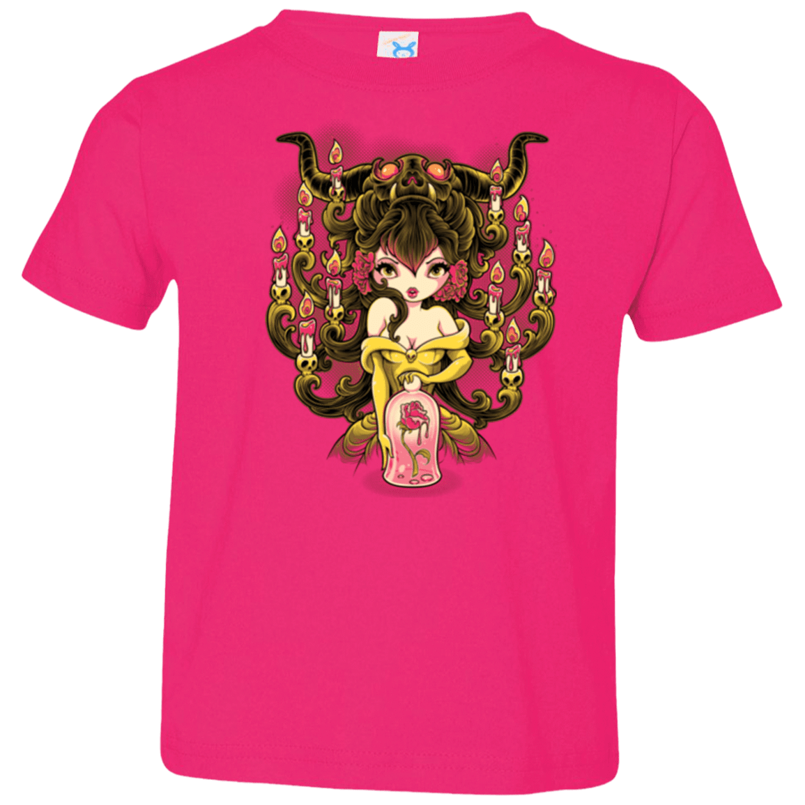 T-Shirts Hot Pink / 2T Candelabra Toddler Premium T-Shirt
