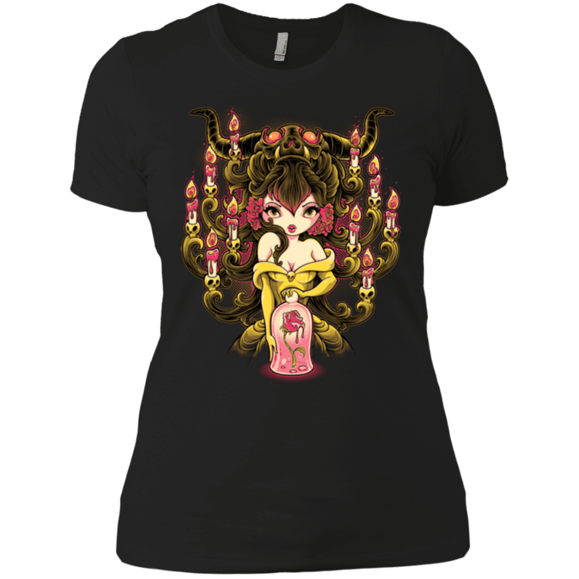 T-Shirts Black / X-Small Candelabra Women's Premium T-Shirt