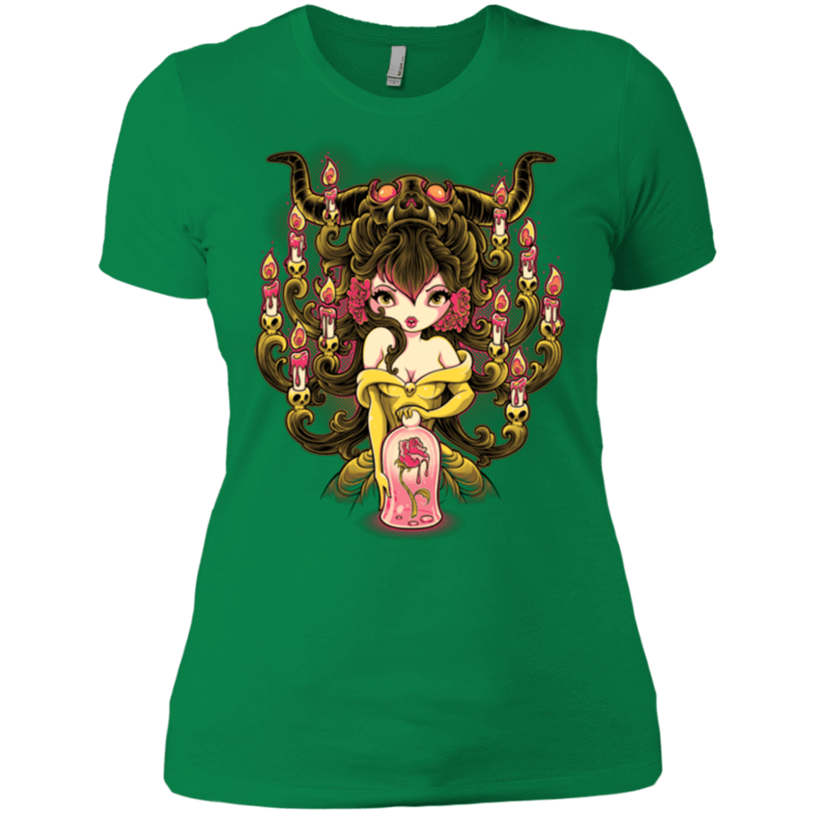 T-Shirts Kelly Green / X-Small Candelabra Women's Premium T-Shirt