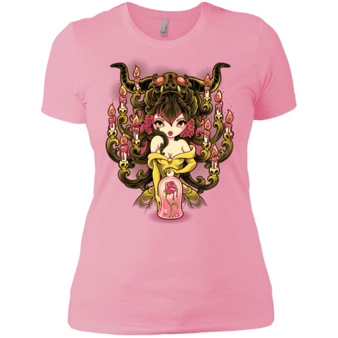 T-Shirts Light Pink / X-Small Candelabra Women's Premium T-Shirt