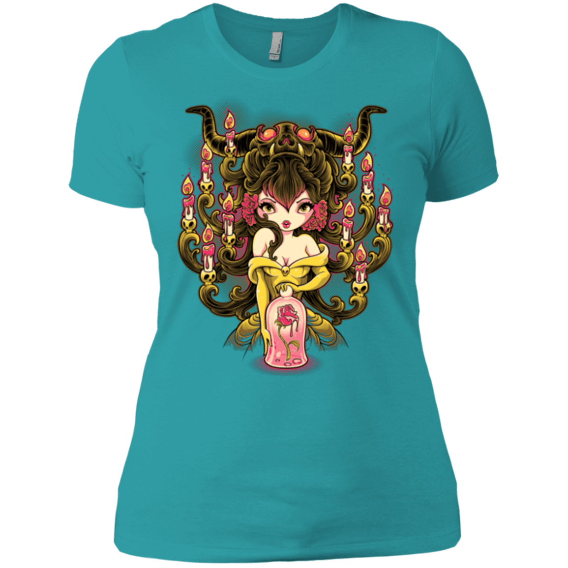 T-Shirts Tahiti Blue / X-Small Candelabra Women's Premium T-Shirt