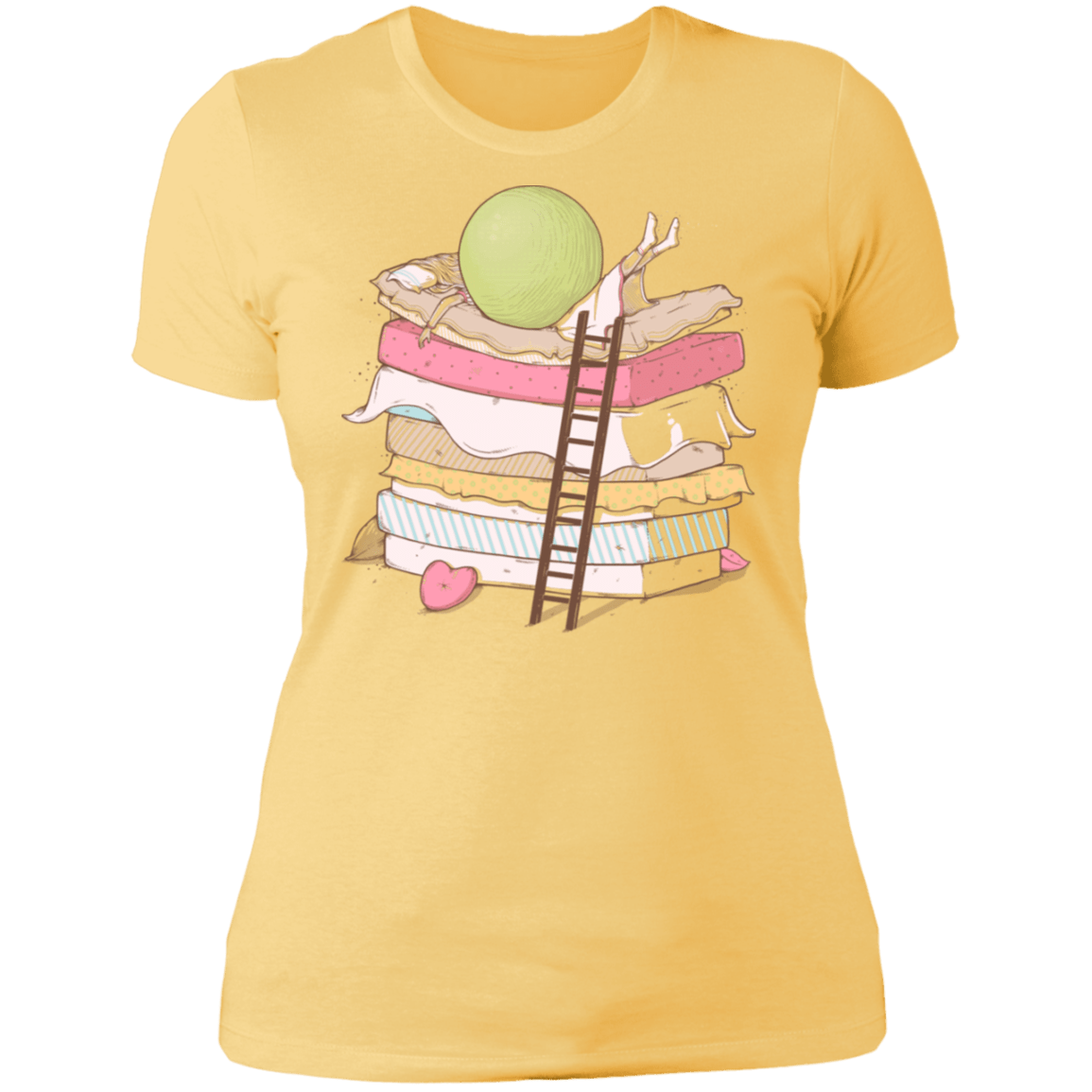 T-Shirts Banana Cream/ / S Cant Sleep Women's Premium T-Shirt