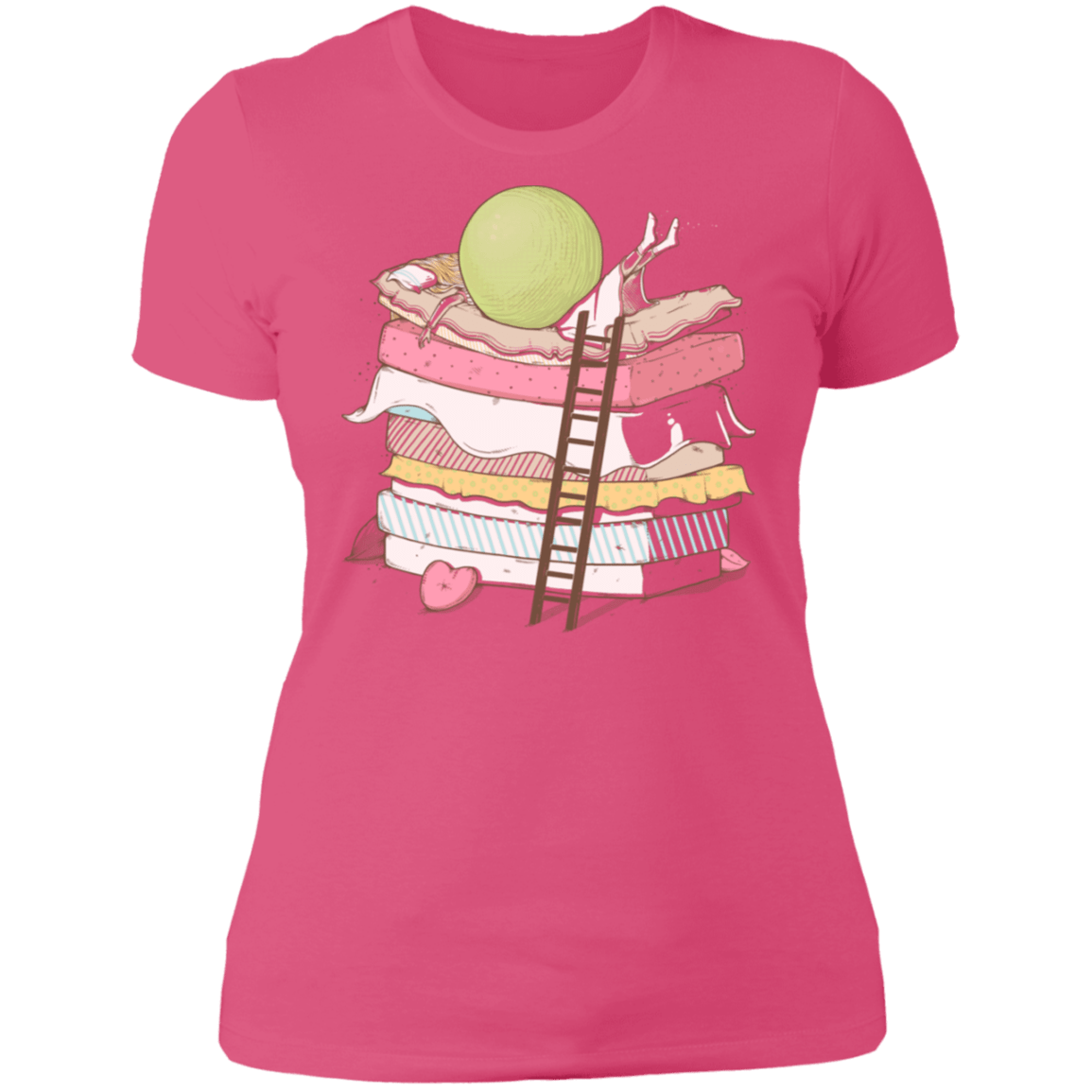 T-Shirts Hot Pink / S Cant Sleep Women's Premium T-Shirt