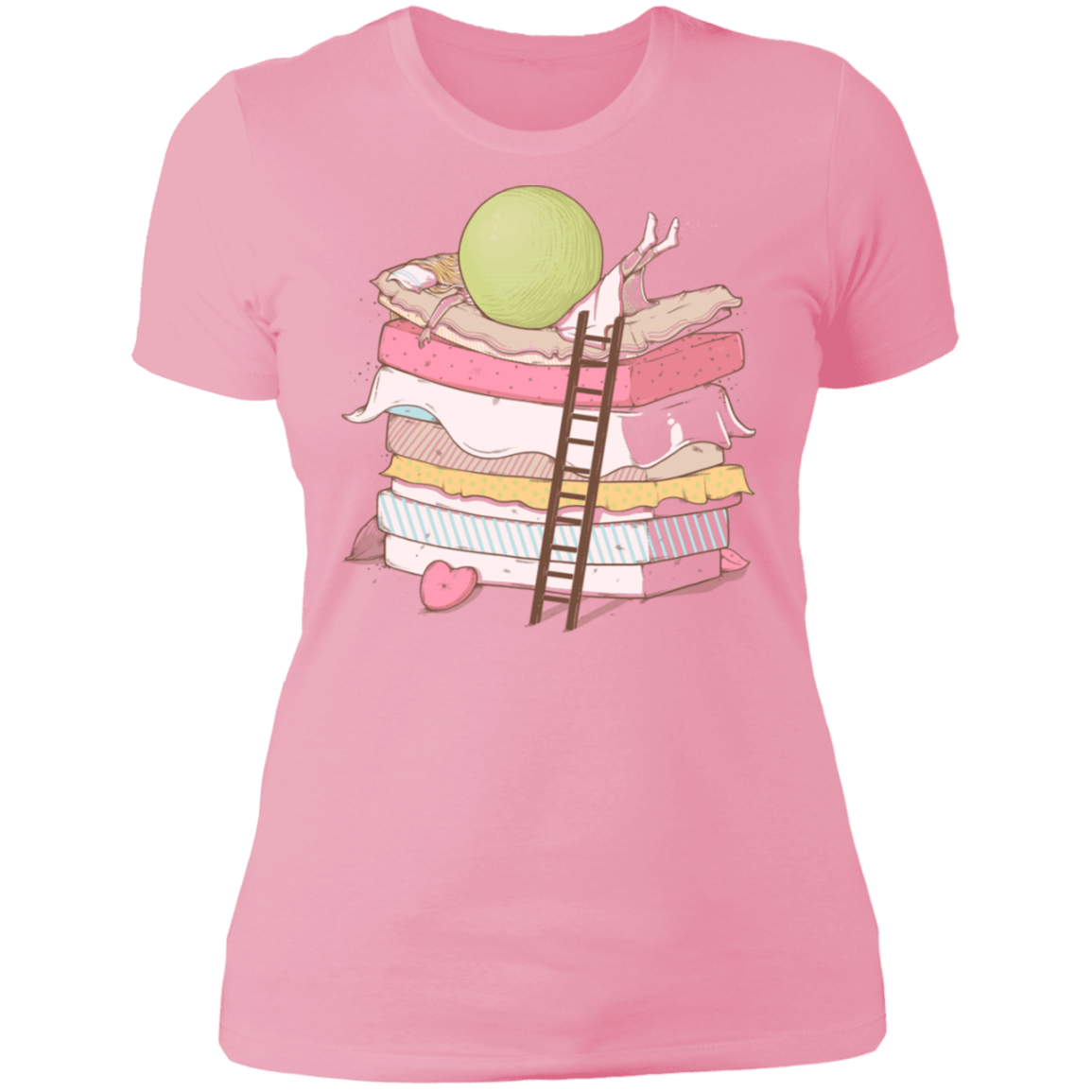 T-Shirts Light Pink / S Cant Sleep Women's Premium T-Shirt