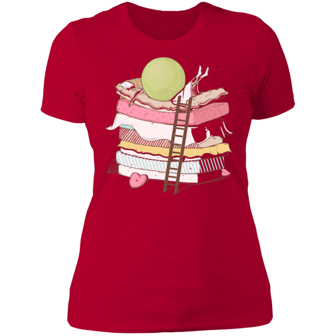 T-Shirts Red / S Cant Sleep Women's Premium T-Shirt