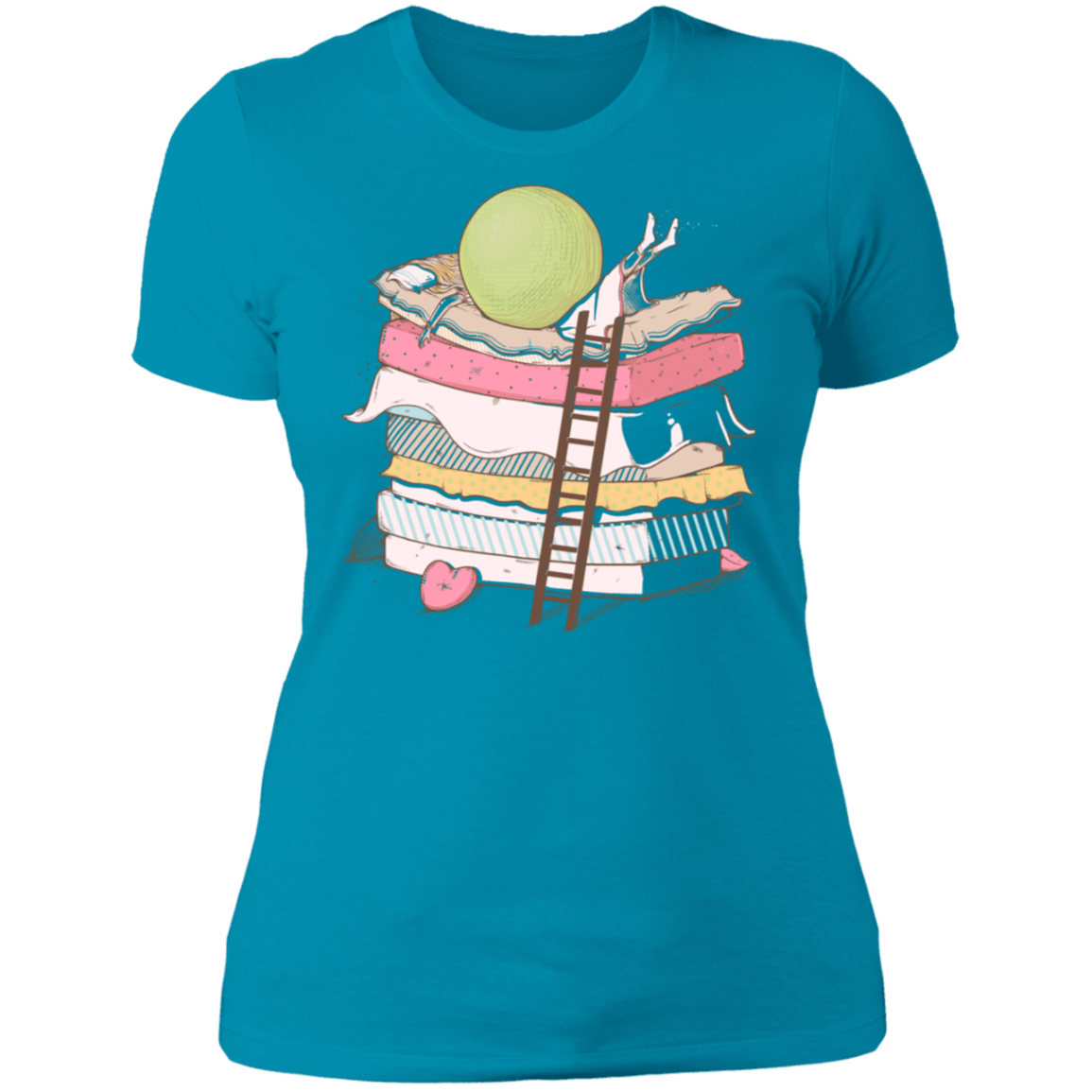 T-Shirts Turquoise / S Cant Sleep Women's Premium T-Shirt