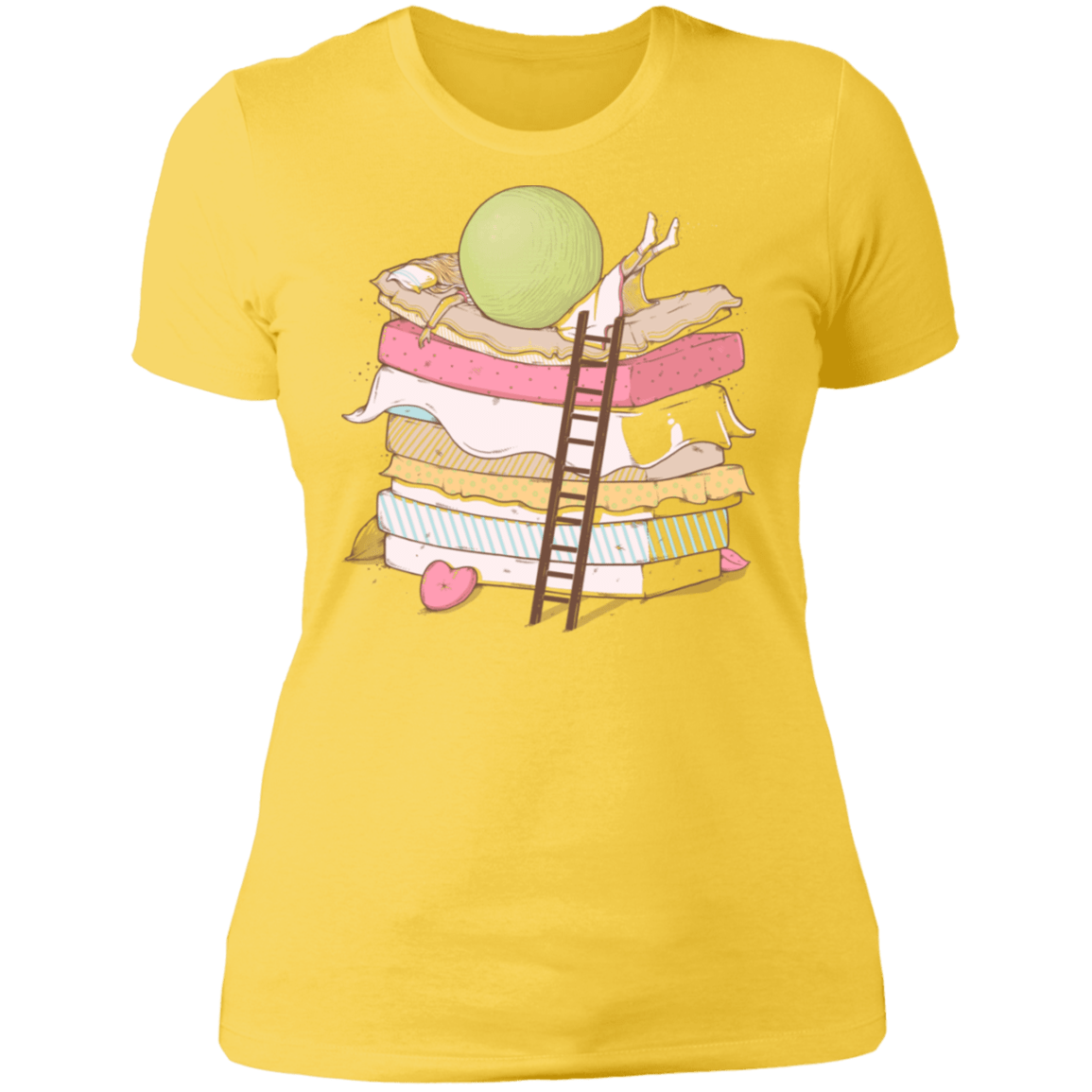 T-Shirts Vibrant Yellow / S Cant Sleep Women's Premium T-Shirt