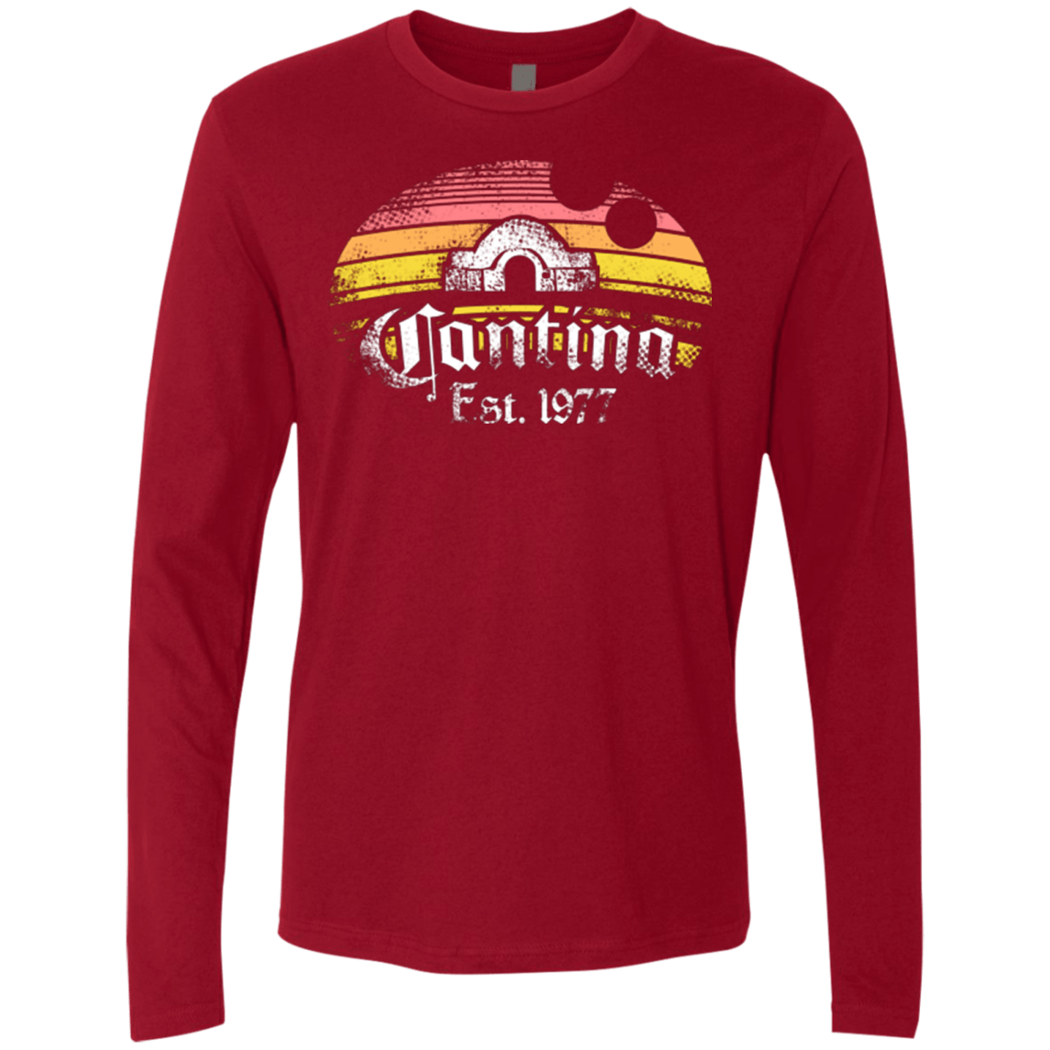 T-Shirts Cardinal / Small Cantina Men's Premium Long Sleeve