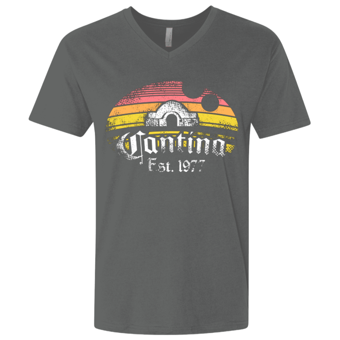 T-Shirts Heavy Metal / X-Small Cantina Men's Premium V-Neck