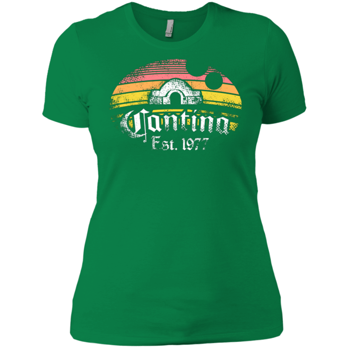 T-Shirts Kelly Green / X-Small Cantina Women's Premium T-Shirt