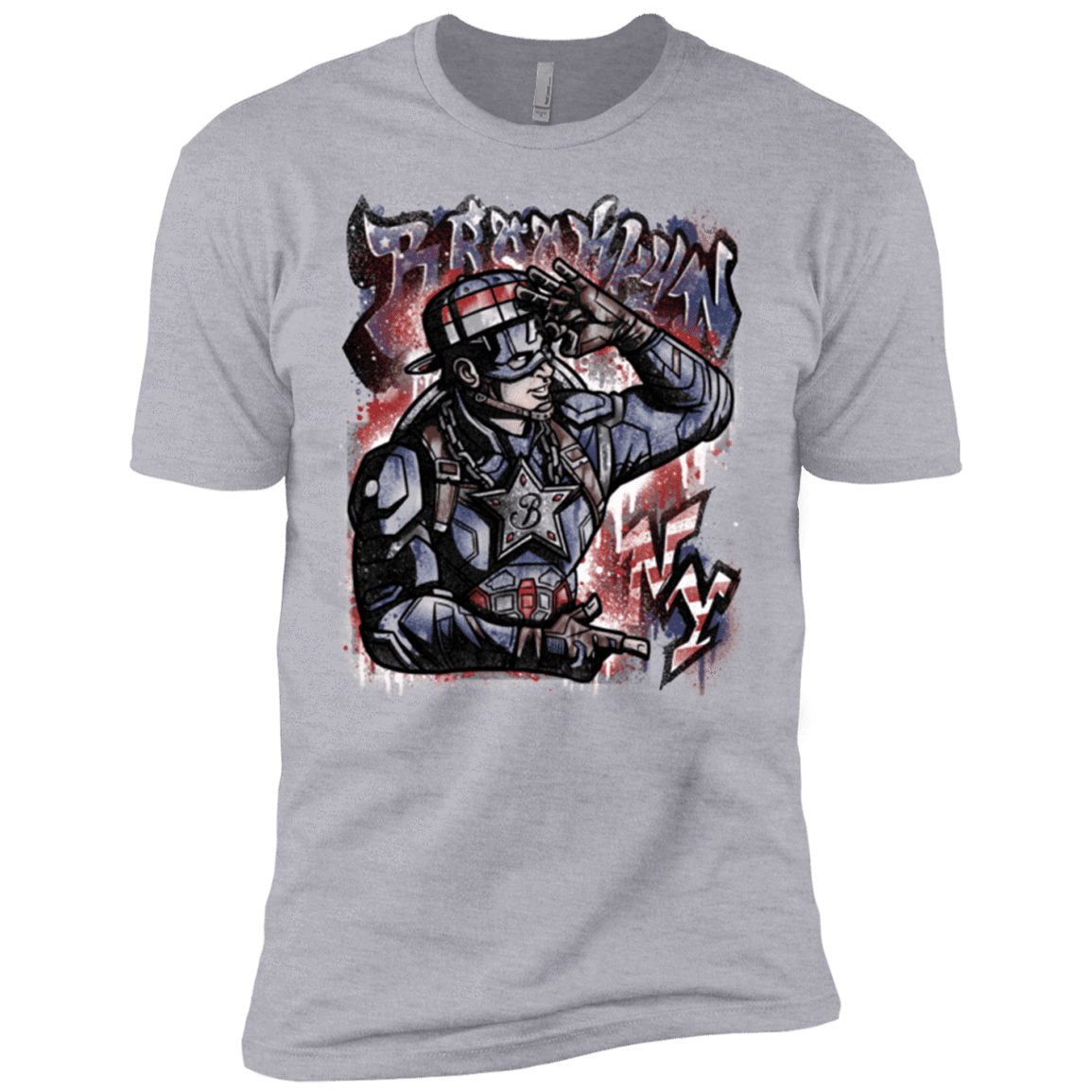 T-Shirts Heather Grey / YXS Cap Brooklyn Boys Premium T-Shirt
