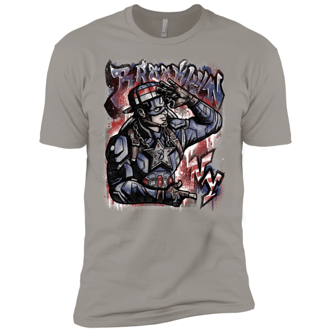 T-Shirts Light Grey / YXS Cap Brooklyn Boys Premium T-Shirt