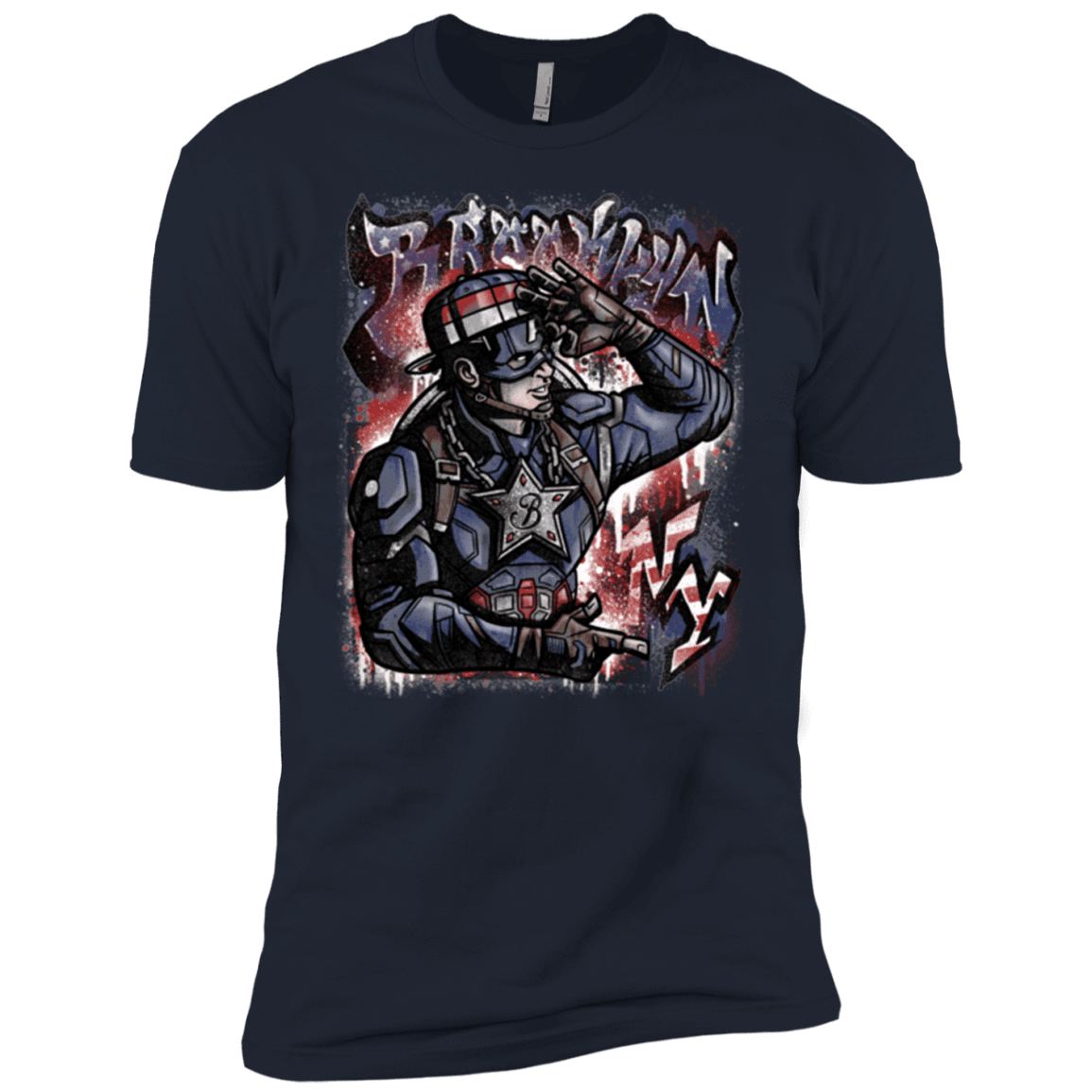 T-Shirts Midnight Navy / YXS Cap Brooklyn Boys Premium T-Shirt