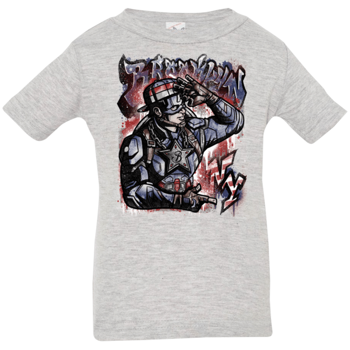 T-Shirts Heather / 6 Months Cap Brooklyn Infant PremiumT-Shirt