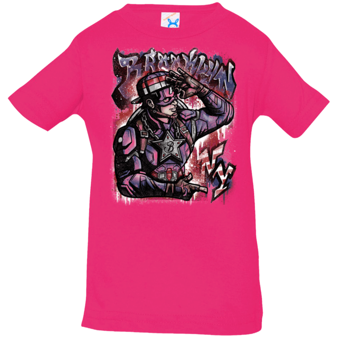 T-Shirts Hot Pink / 6 Months Cap Brooklyn Infant PremiumT-Shirt