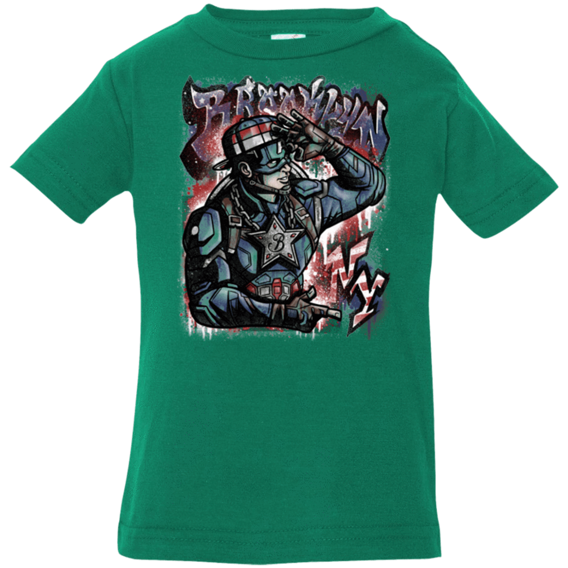 T-Shirts Kelly / 6 Months Cap Brooklyn Infant PremiumT-Shirt