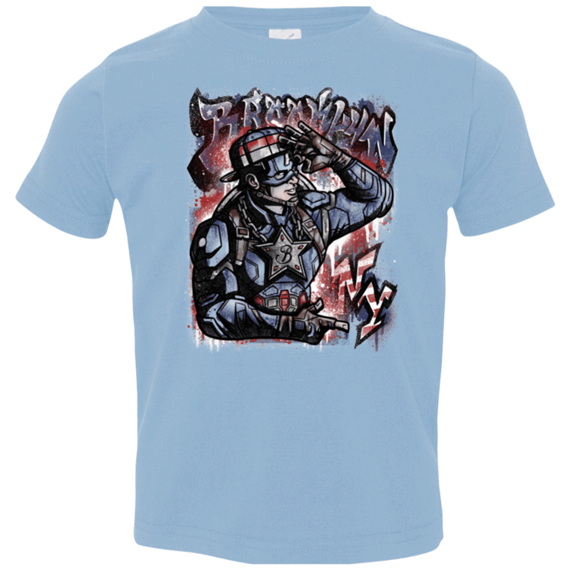 T-Shirts Light Blue / 2T Cap Brooklyn Toddler Premium T-Shirt