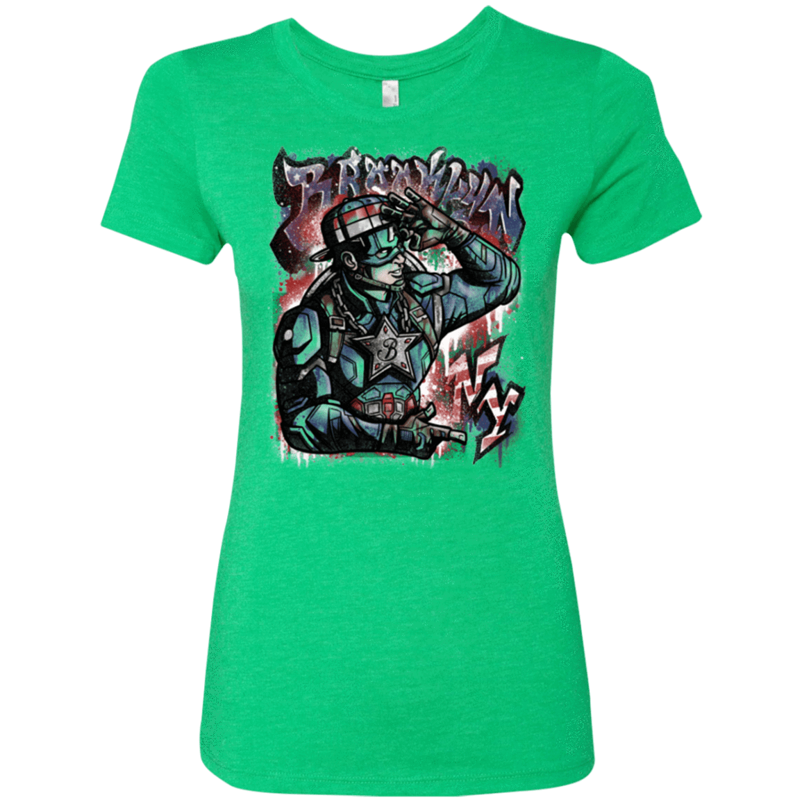 T-Shirts Envy / Small Cap Brooklyn Women's Triblend T-Shirt