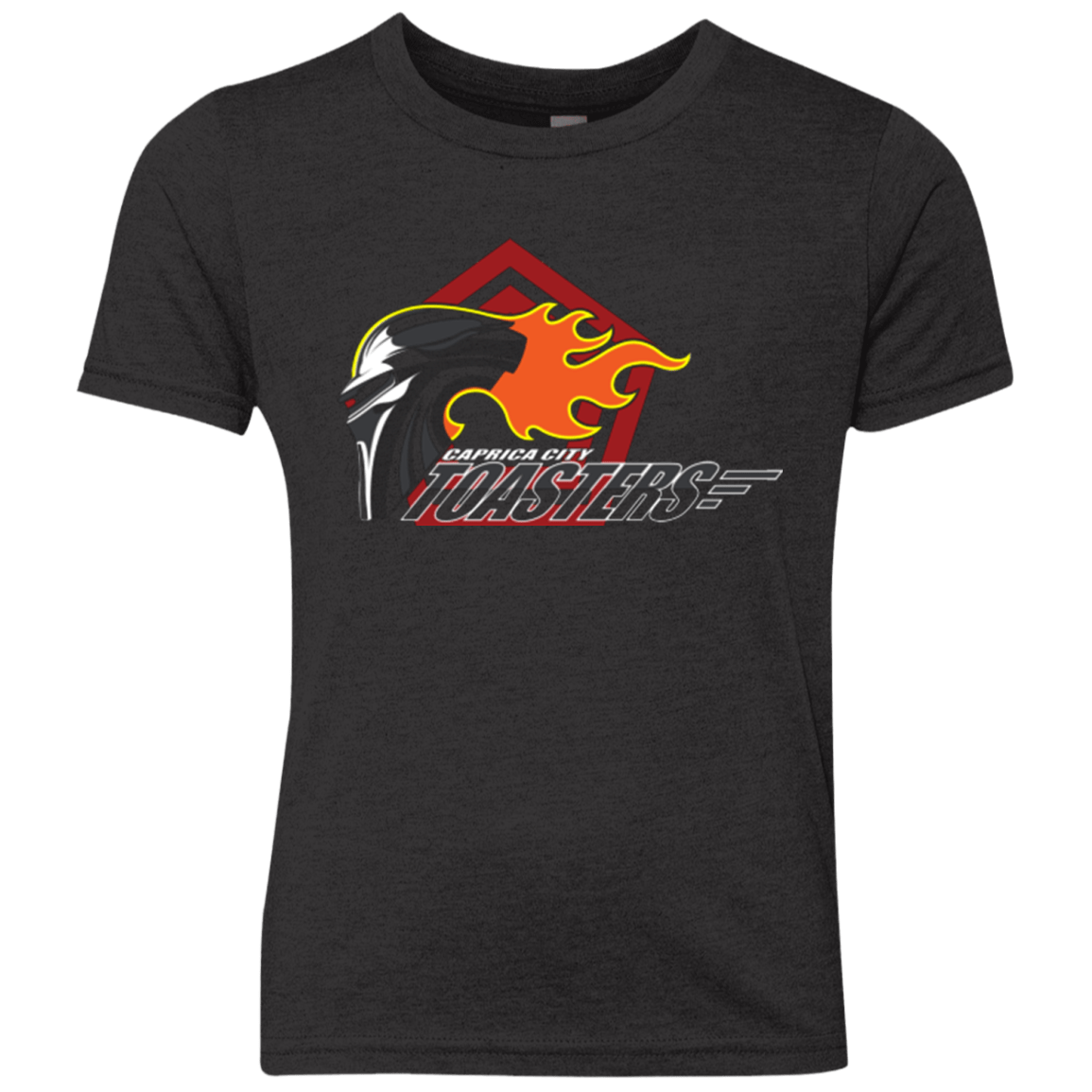 T-Shirts Vintage Black / YXS Caprica City Toasters Youth Triblend T-Shirt