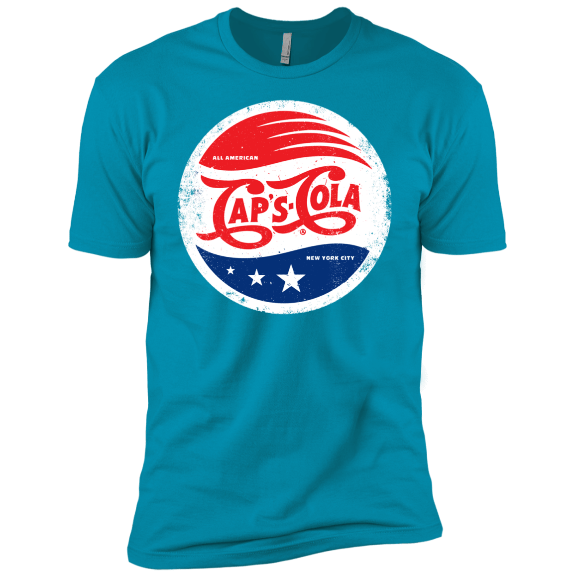 T-Shirts Turquoise / YXS Caps Cola Boys Premium T-Shirt