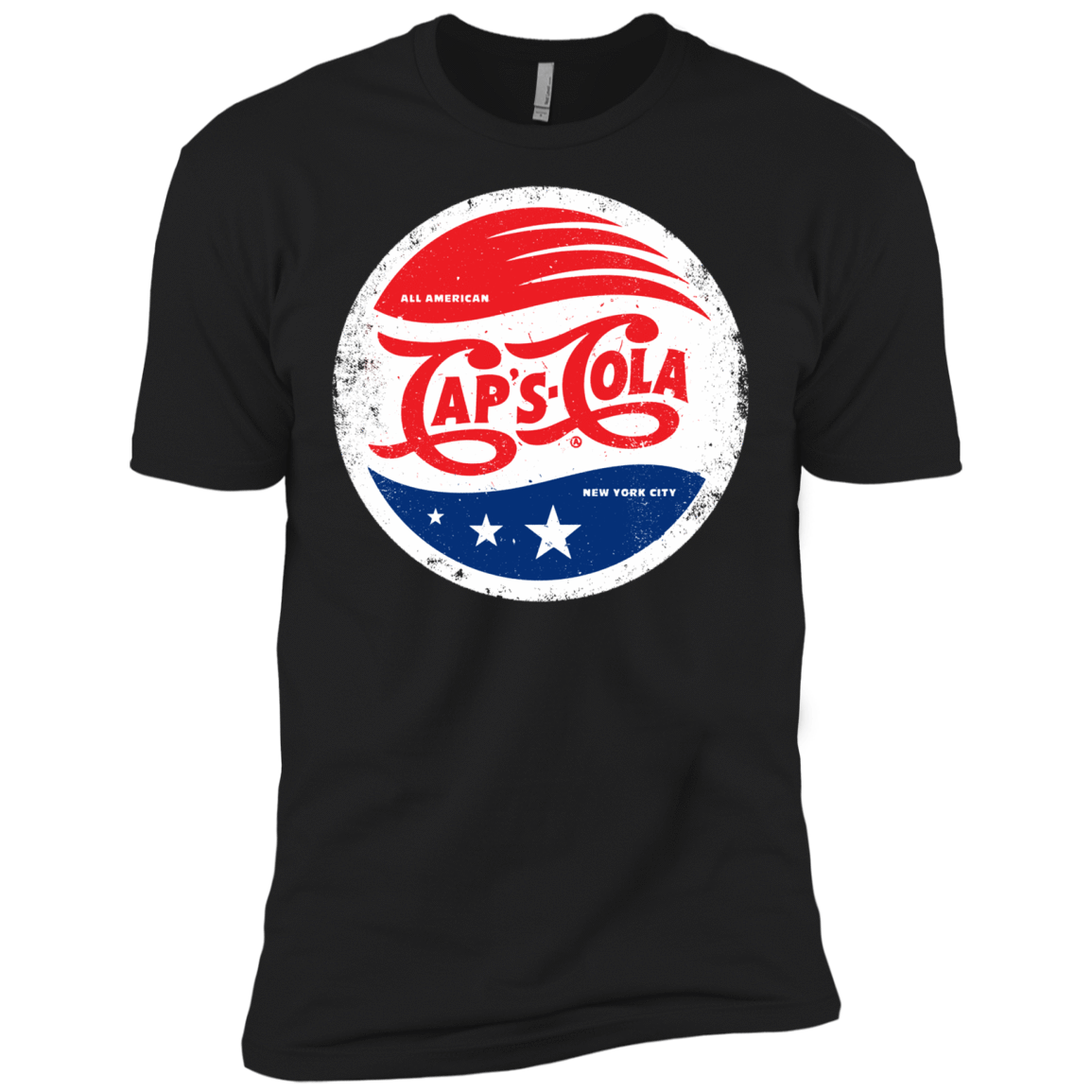 T-Shirts Black / X-Small Caps Cola Men's Premium T-Shirt