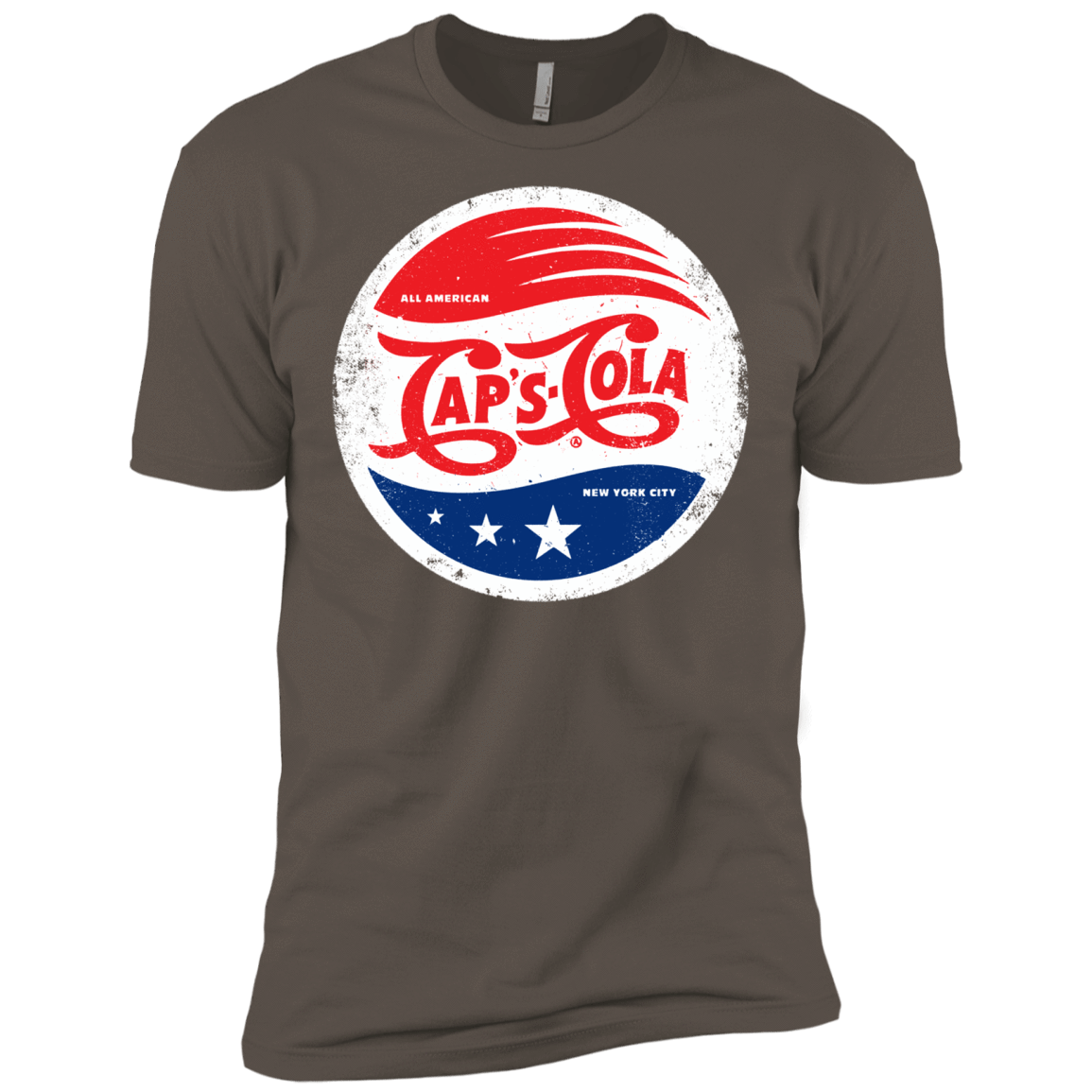 T-Shirts Warm Grey / X-Small Caps Cola Men's Premium T-Shirt