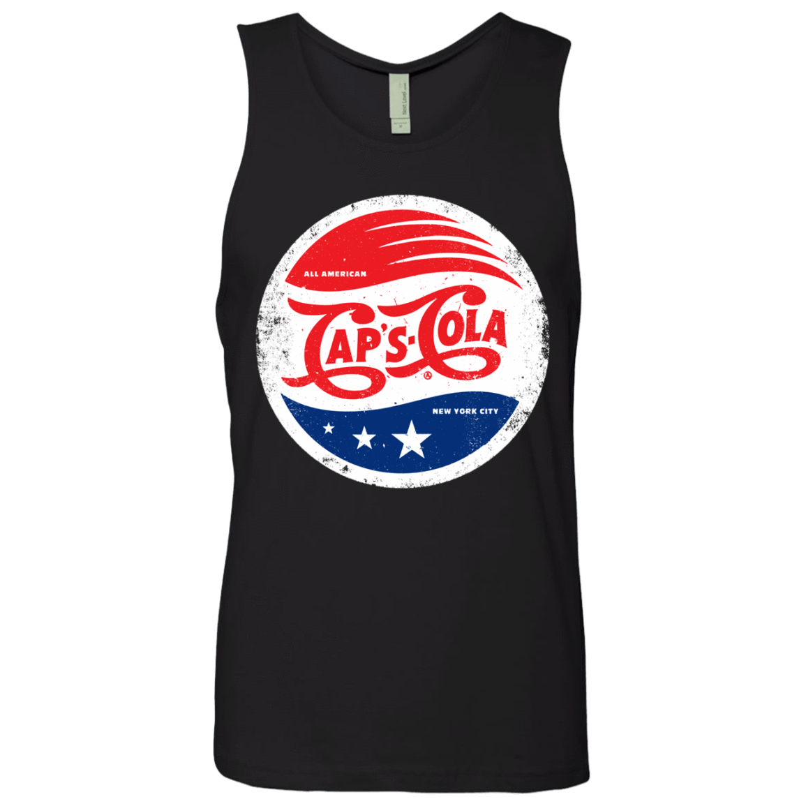 T-Shirts Black / Small Caps Cola Men's Premium Tank Top