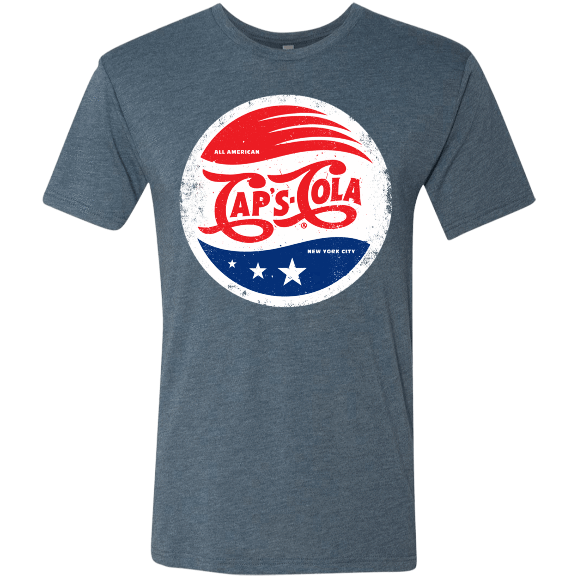 T-Shirts Indigo / Small Caps Cola Men's Triblend T-Shirt