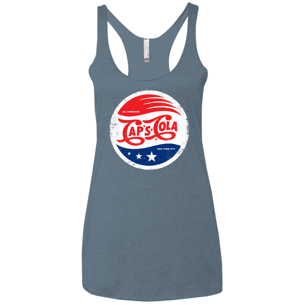 T-Shirts Indigo / X-Small Caps Cola Women's Triblend Racerback Tank