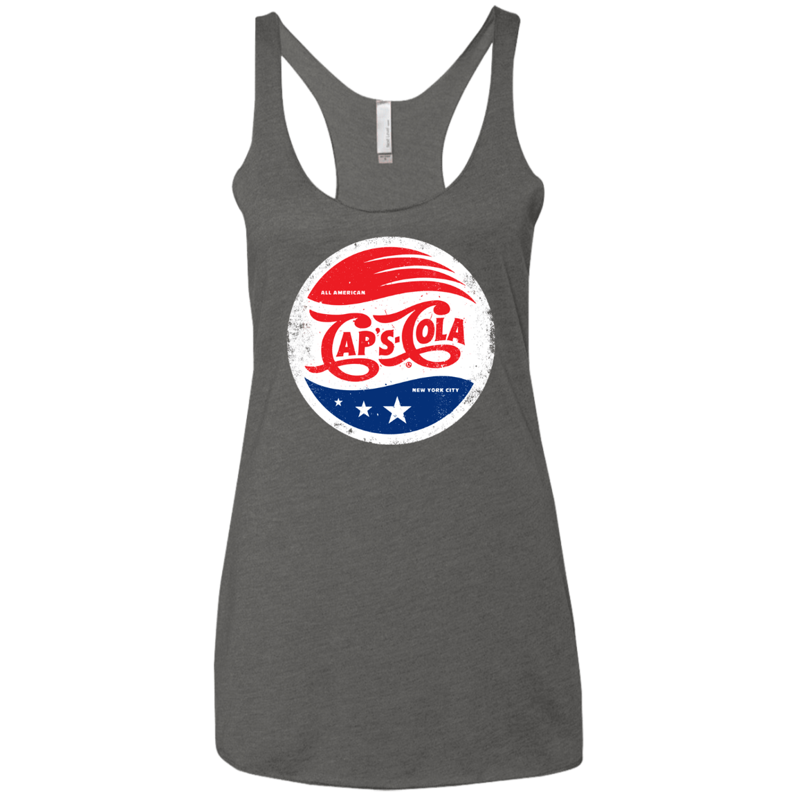 T-Shirts Premium Heather / X-Small Caps Cola Women's Triblend Racerback Tank
