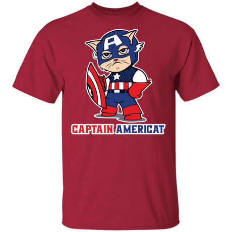 T-Shirts Cardinal / S Captain AmeriCAT T-Shirt