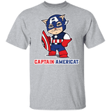 T-Shirts Sport Grey / S Captain AmeriCAT T-Shirt