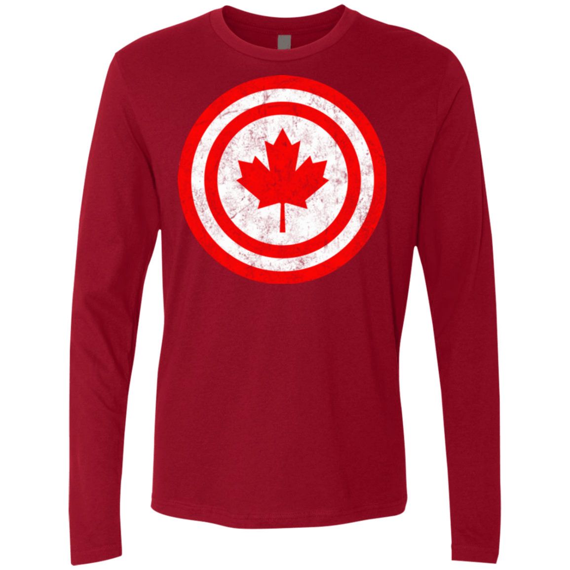 T-Shirts Cardinal / Small Captain Canada Men's Premium Long Sleeve