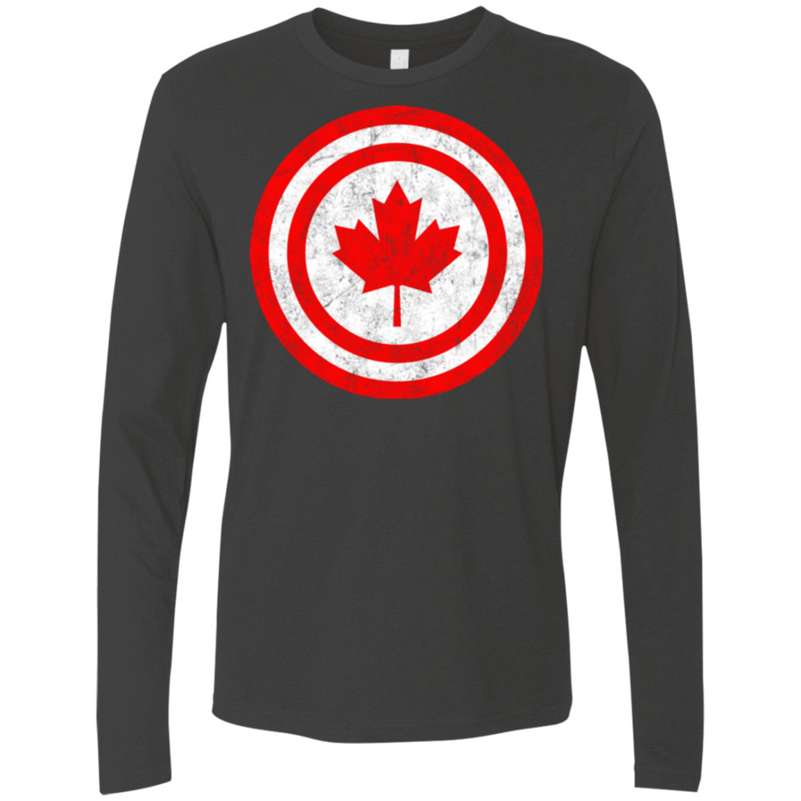T-Shirts Heavy Metal / Small Captain Canada Men's Premium Long Sleeve
