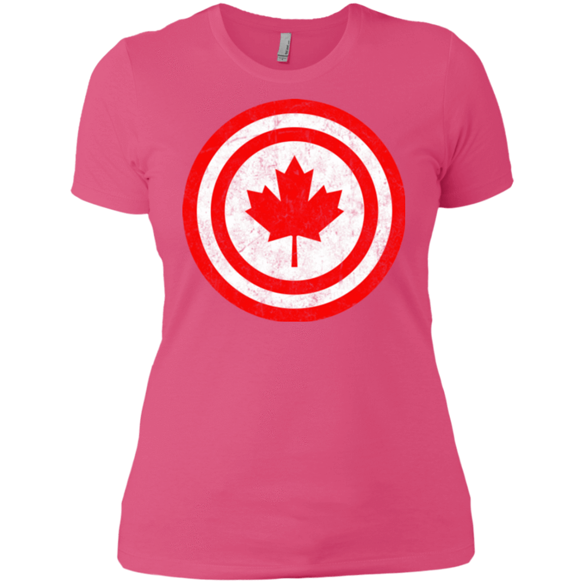 T-Shirts Hot Pink / X-Small Captain Canada Women's Premium T-Shirt