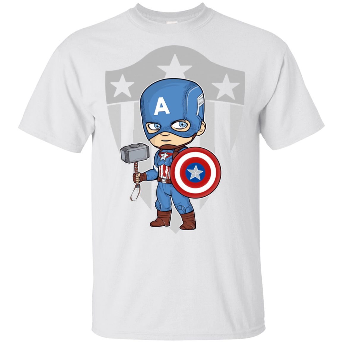 T-Shirts White / S Captain Cute T-Shirt