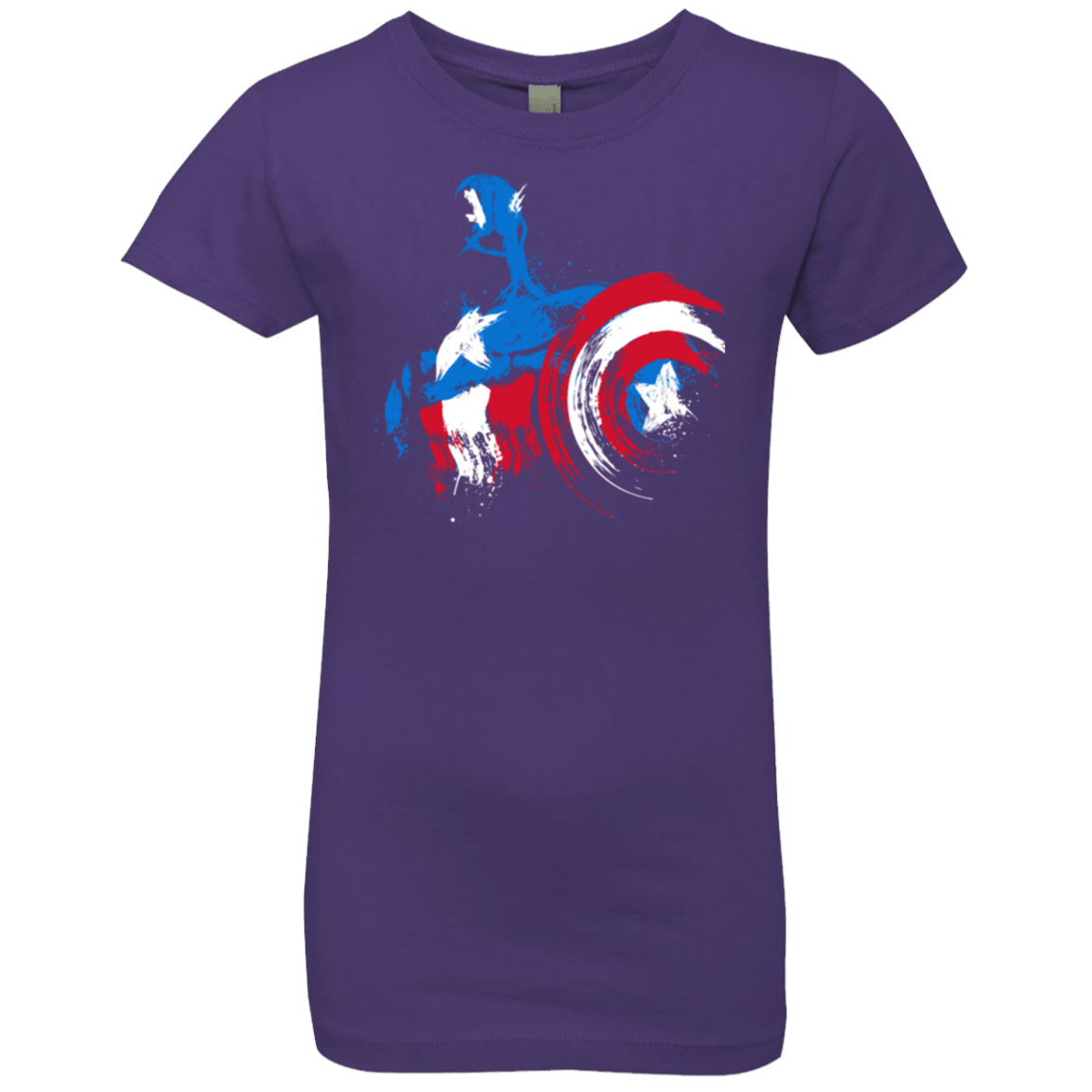 T-Shirts Purple Rush / YXS Captain Girls Premium T-Shirt