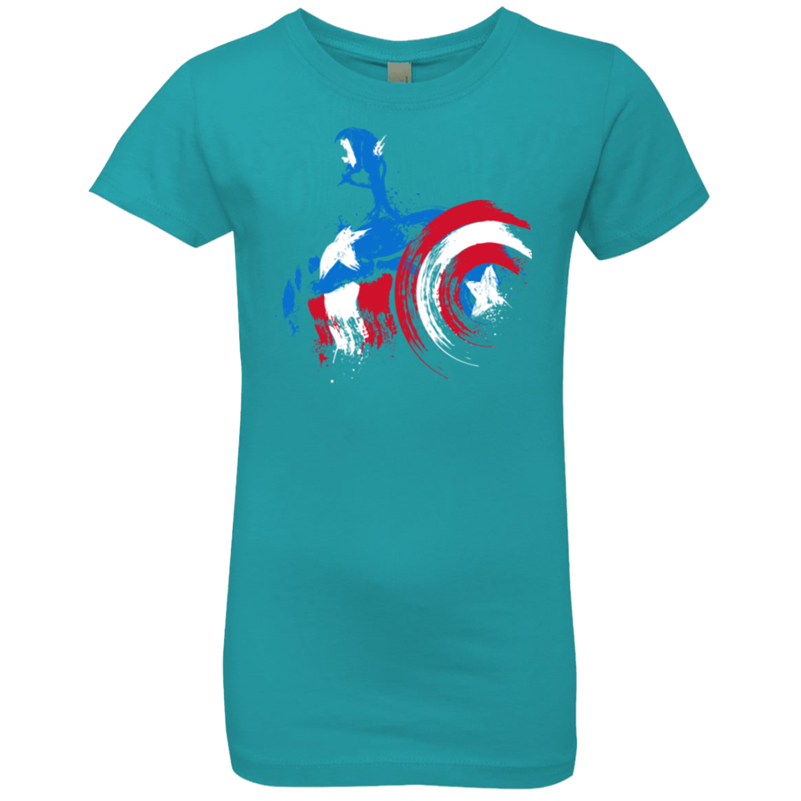 T-Shirts Tahiti Blue / YXS Captain Girls Premium T-Shirt