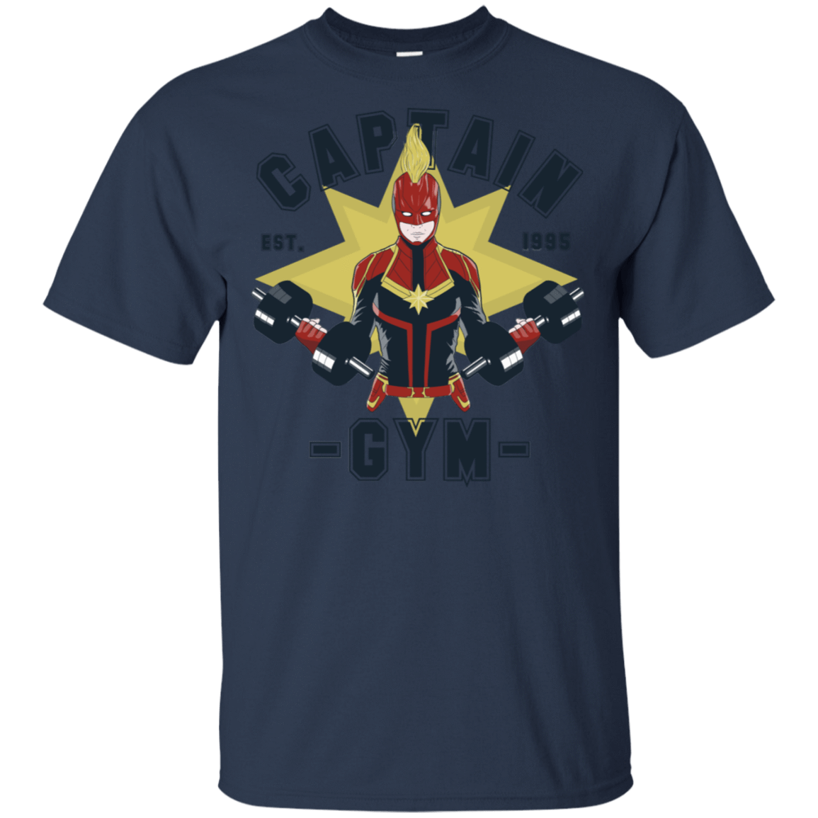 T-Shirts Navy / S Captain Gym T-Shirt