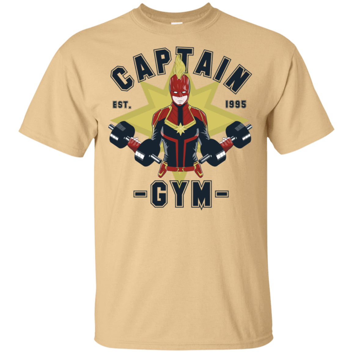 T-Shirts Vegas Gold / S Captain Gym T-Shirt