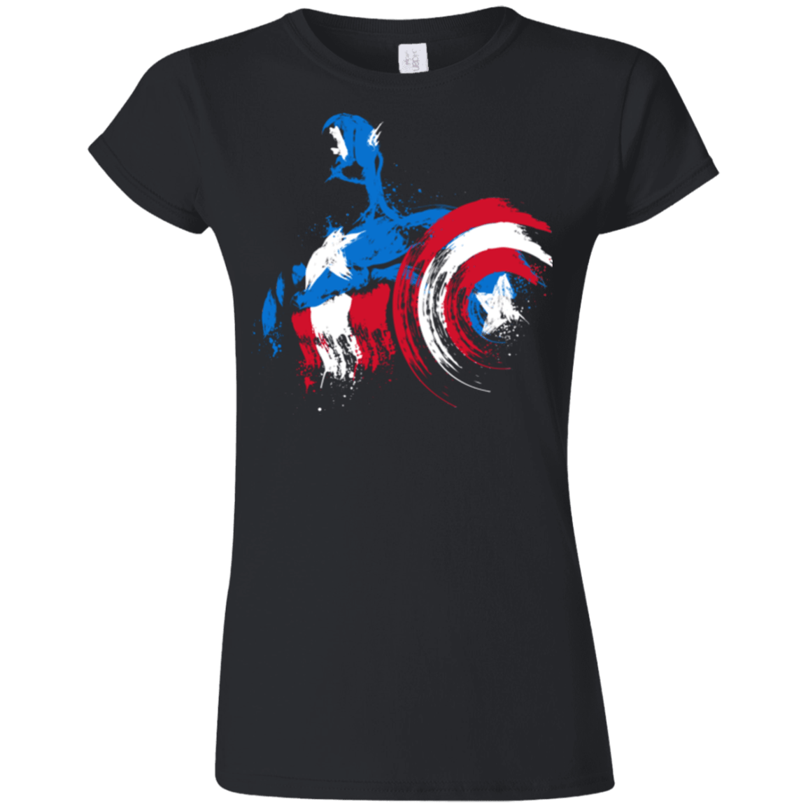 T-Shirts Black / S Captain Junior Slimmer-Fit T-Shirt