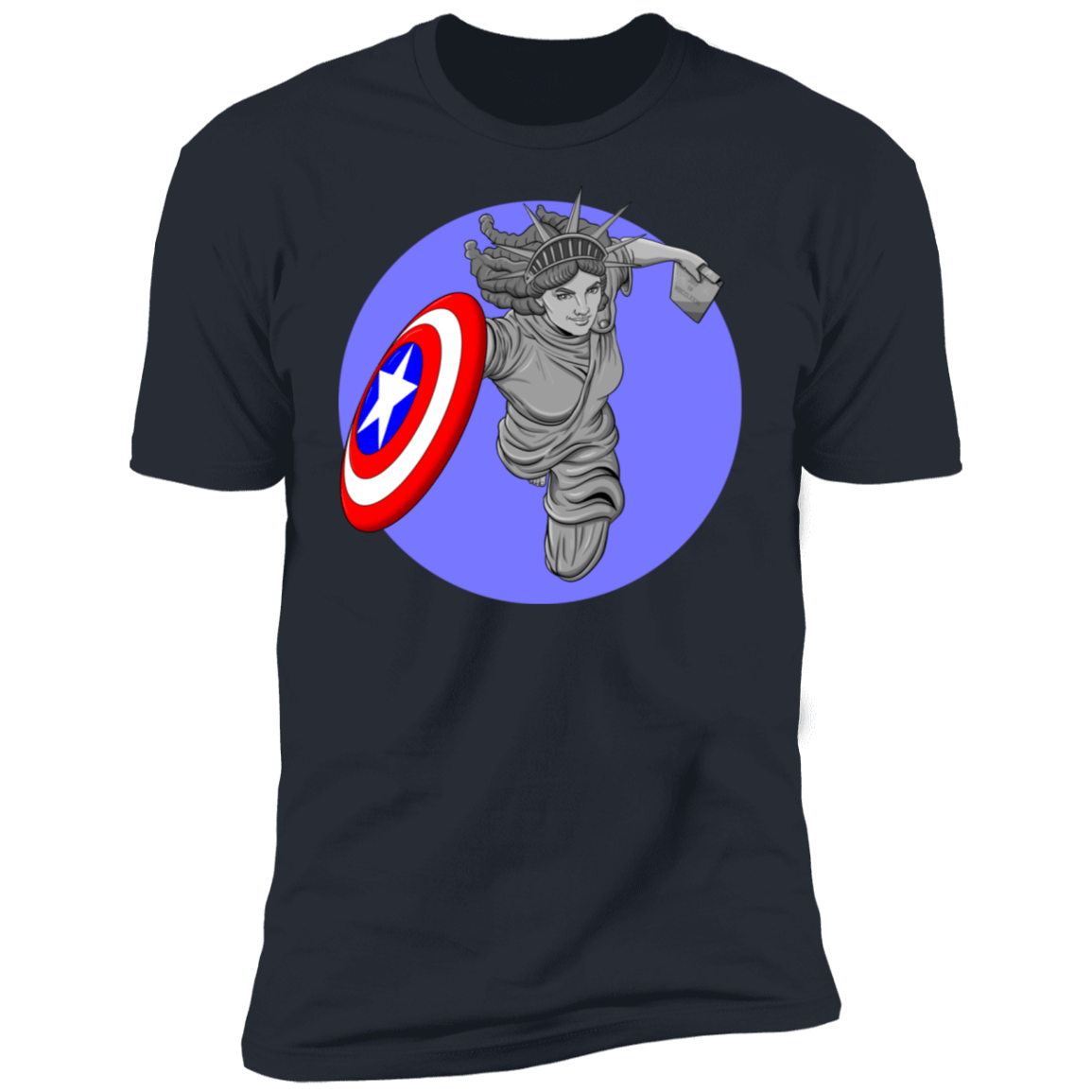 T-Shirts Indigo / S Captain Liberty Men's Premium T-Shirt