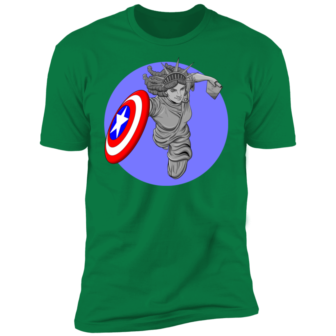 T-Shirts Kelly Green / S Captain Liberty Men's Premium T-Shirt