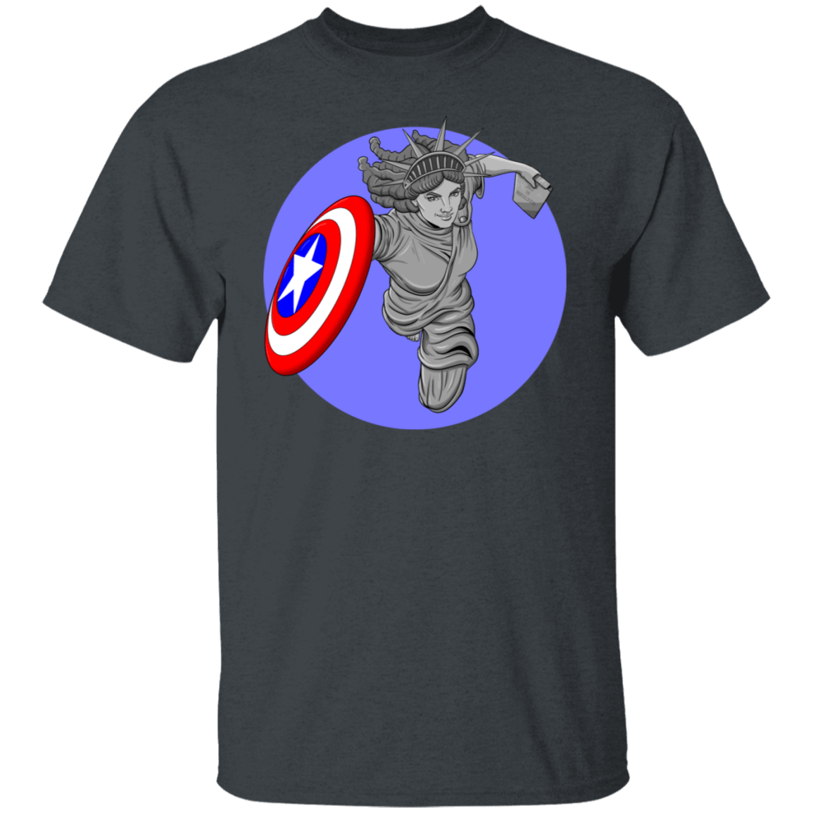 T-Shirts Dark Heather / S Captain Liberty T-Shirt