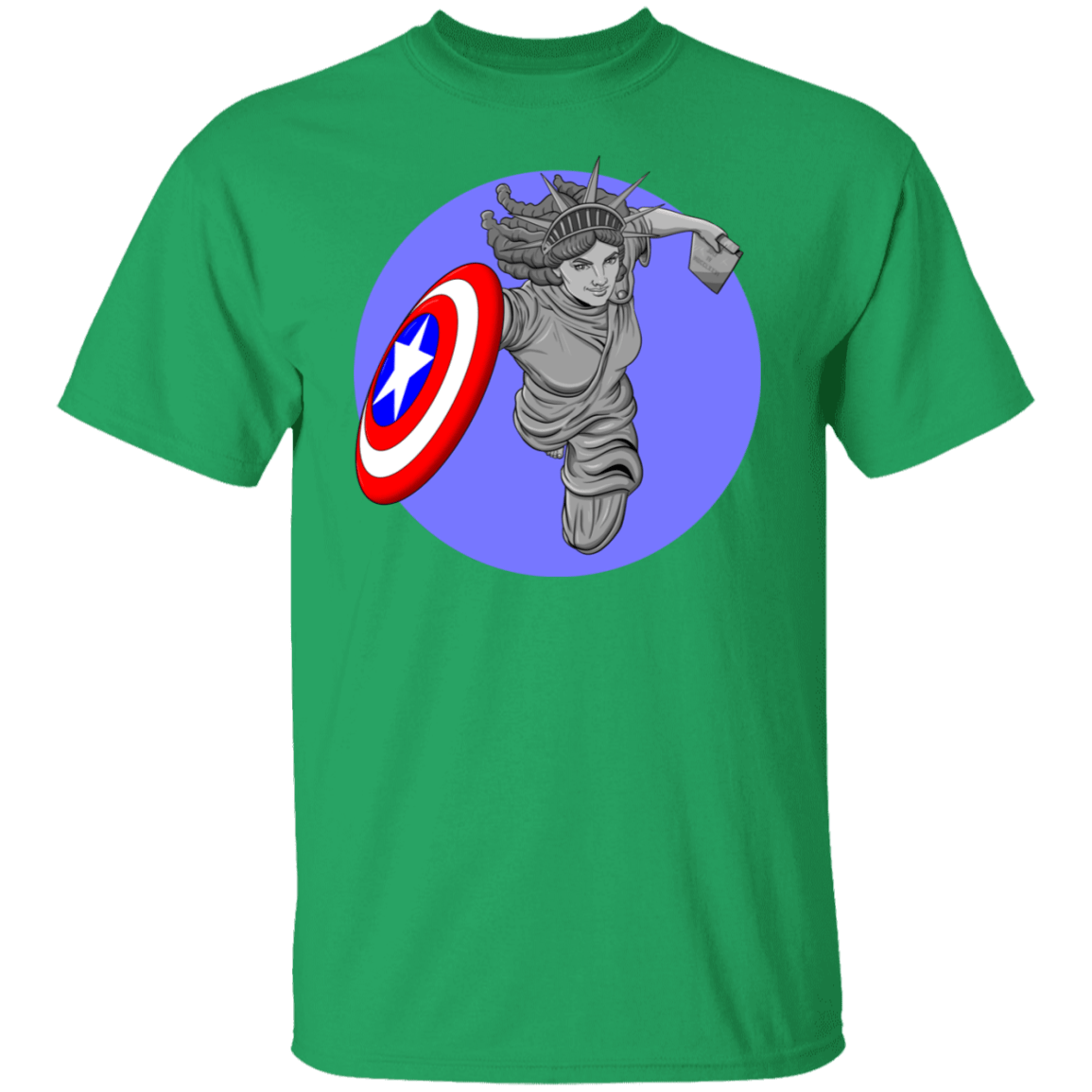 T-Shirts Irish Green / S Captain Liberty T-Shirt