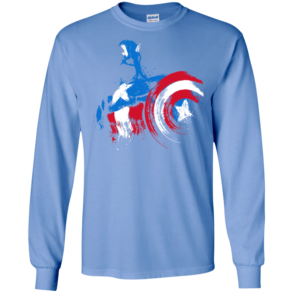 T-Shirts Carolina Blue / S Captain Men's Long Sleeve T-Shirt