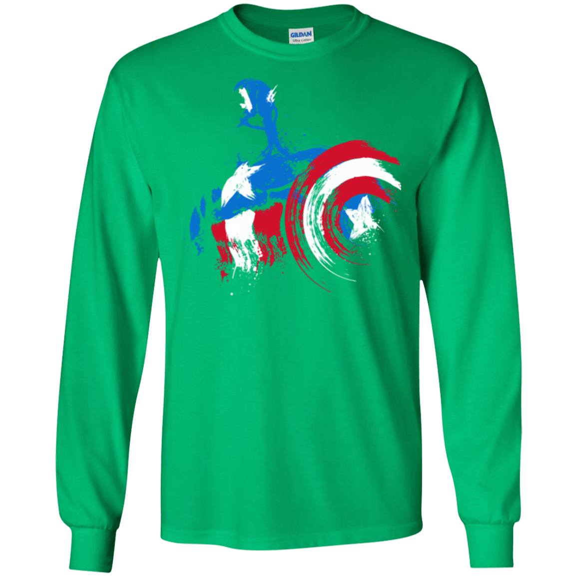 T-Shirts Irish Green / S Captain Men's Long Sleeve T-Shirt