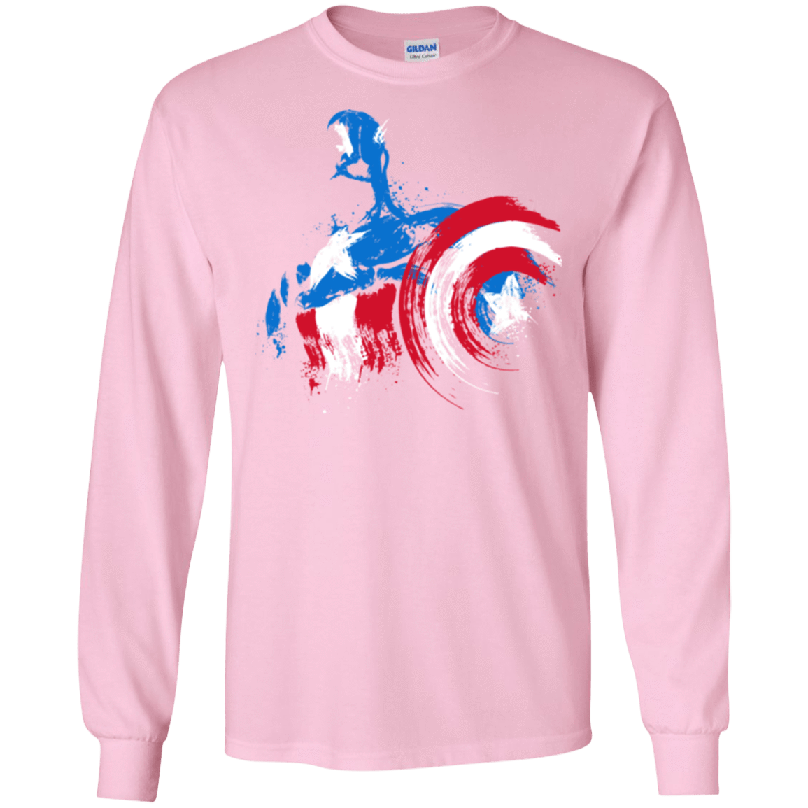 T-Shirts Light Pink / S Captain Men's Long Sleeve T-Shirt
